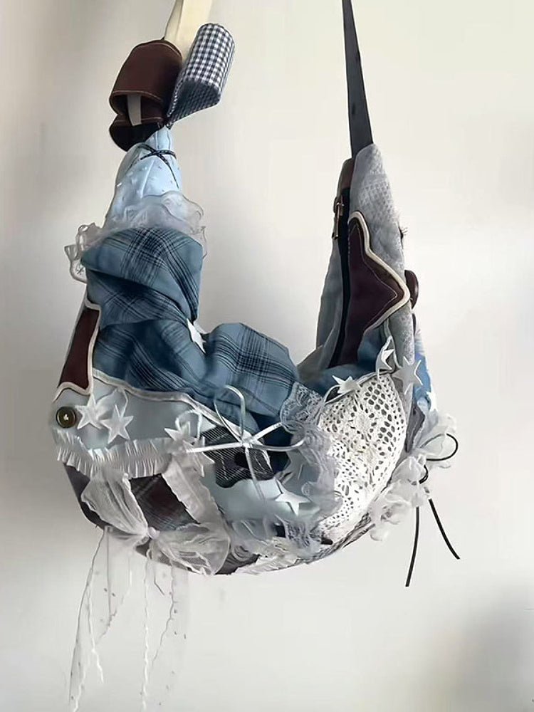 Moon Harvest Patchwork Crescent Bags-ntbhshop