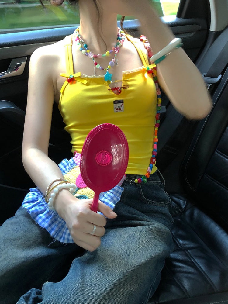 Lollipop Bow Tie-Back Camisoles-ntbhshop