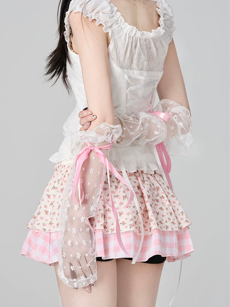 Princess Jellyfish Lolita Gauze Arm Sleeves-ntbhshop