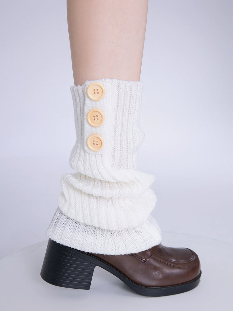 Button Charm Leg Warmers-ntbhshop