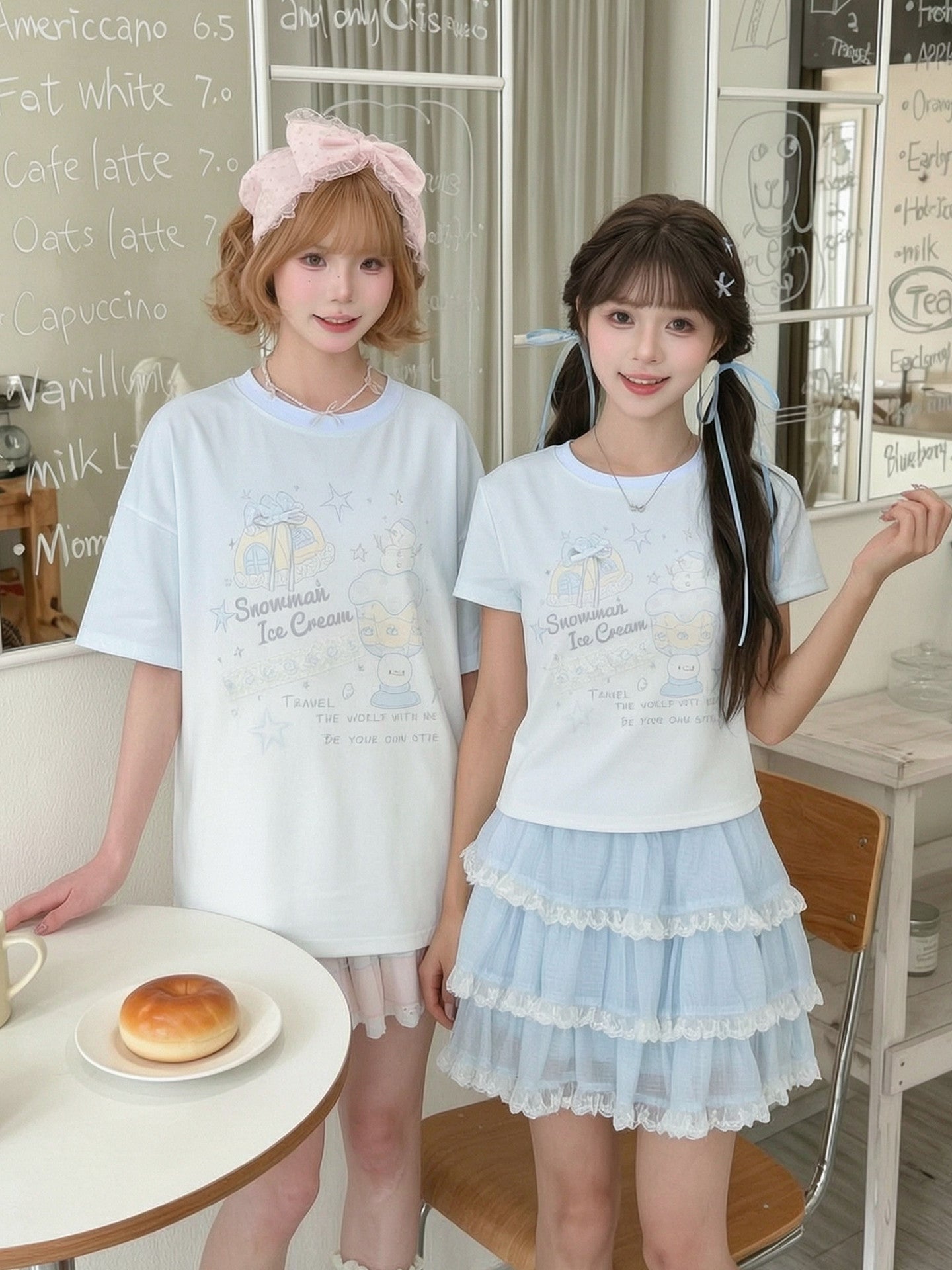 Snow Ice Cream Baby Tee-Tops-ntbhshop