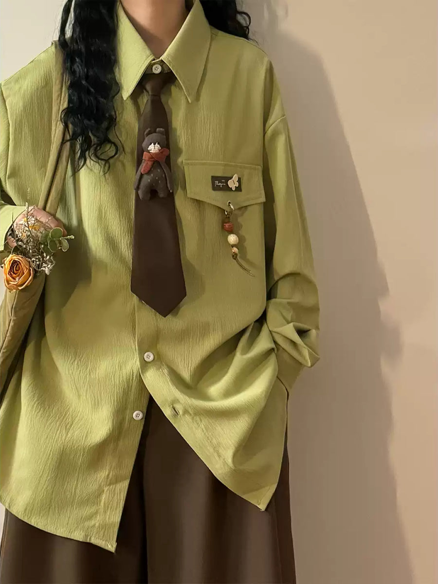 Library Bear Tie Shirts-Tops-ntbhshop