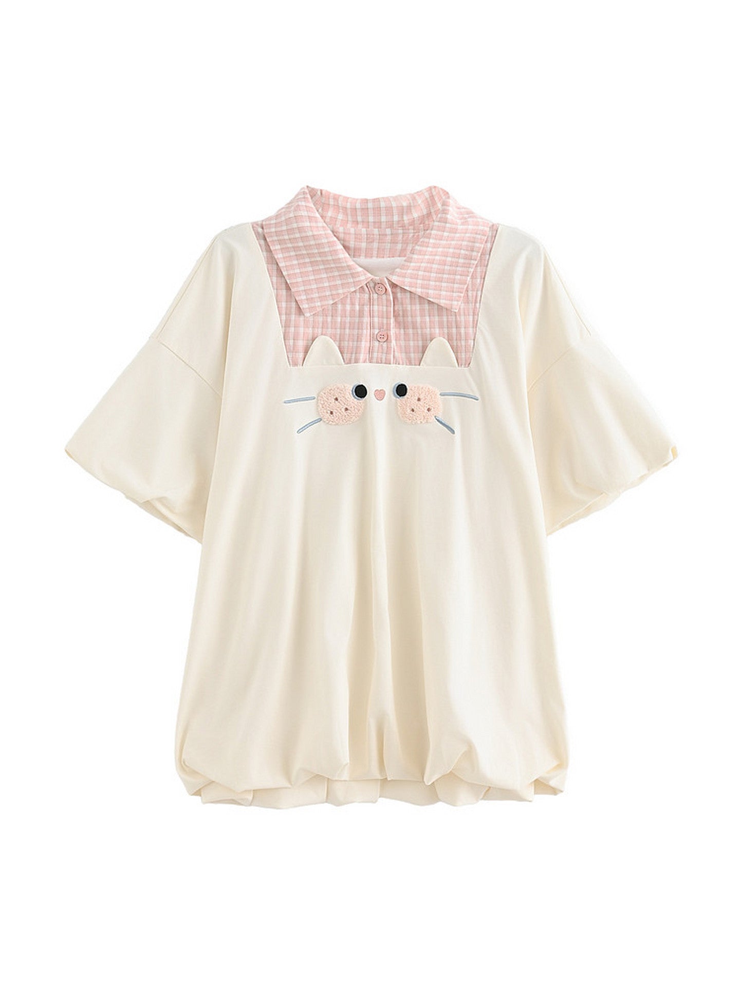 Cookie Cat Bubble Tee-Tops-ntbhshop