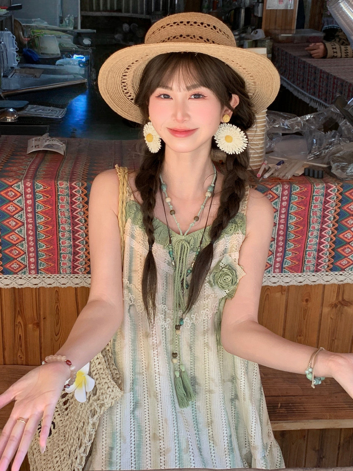 Botanical Bloom Lace Sundress-Dresses-ntbhshop