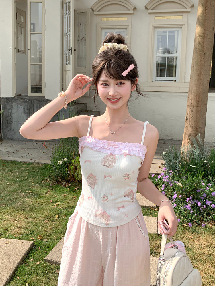 Berry Bunny Rib Cami-Tops-ntbhshop