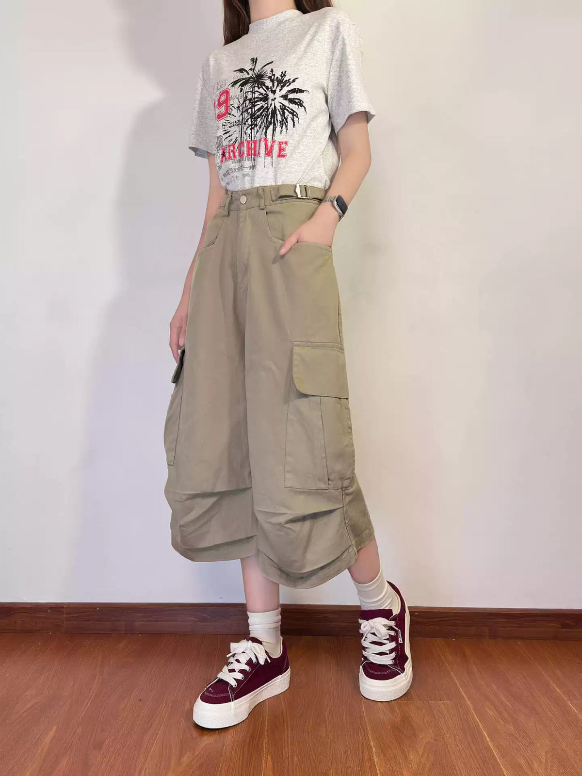 Corner Store Utility Culottes-Bottoms-ntbhshop