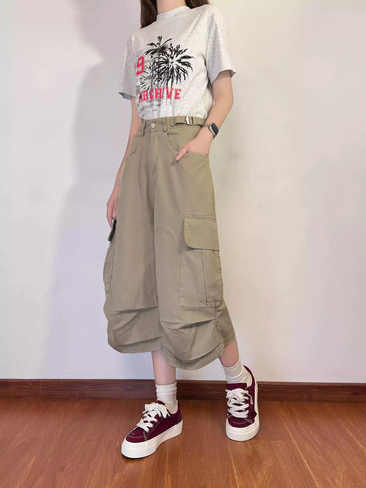 Corner Store Utility Culottes-Bottoms-ntbhshop