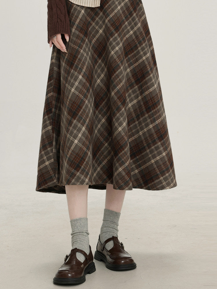 Autumn Poetry Cardigan Top & Midi Skirt-Sets-ntbhshop