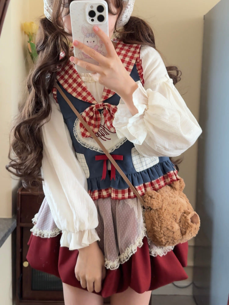 Anpple Apple Angel Cottage Set-Outerwear-ntbhshop