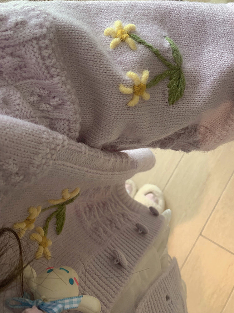 Blooming Cottage Crochet Cardigans-ntbhshop