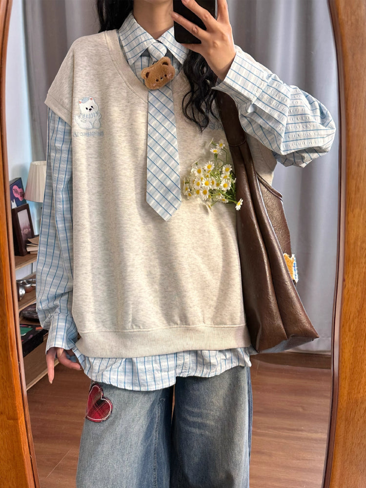 Bear Study Break Sweatshirts & Ties-ntbhshop