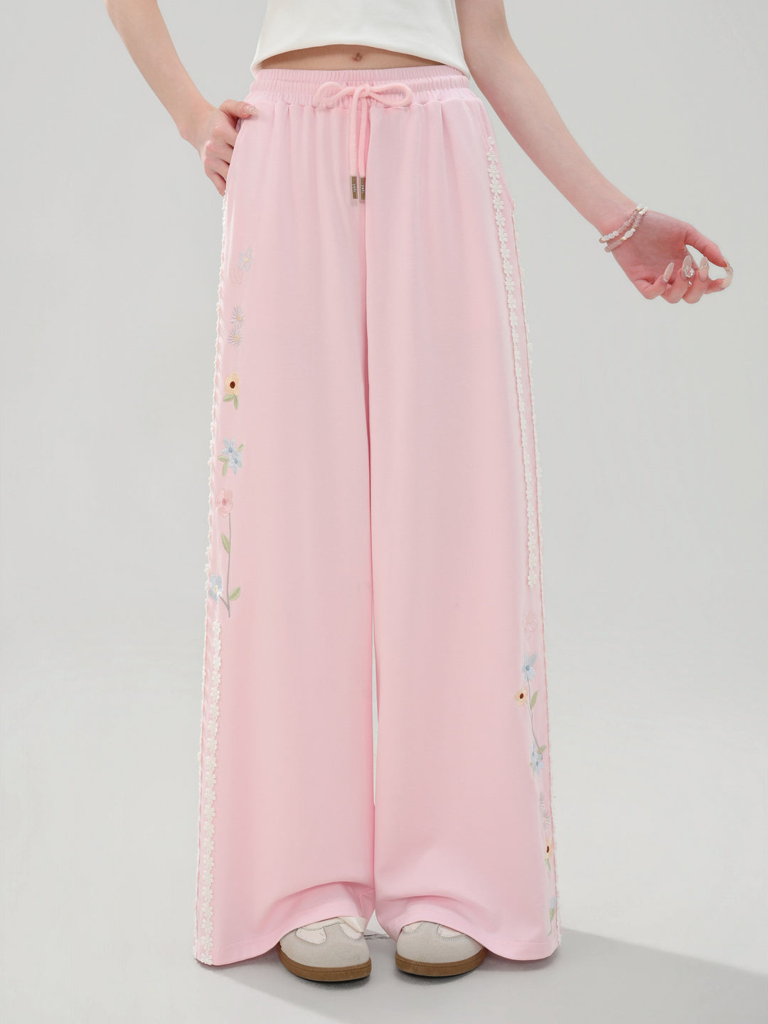 Blossom Trail Lounge Pants-Bottoms-ntbhshop