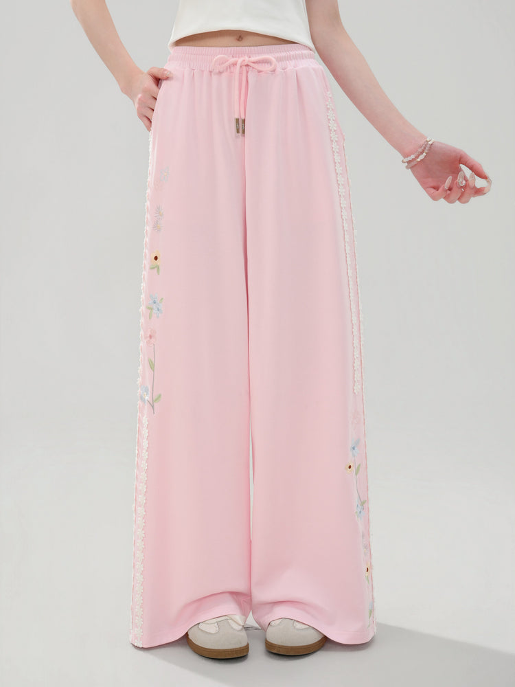 Blossom Trail Lounge Pants-Bottoms-ntbhshop
