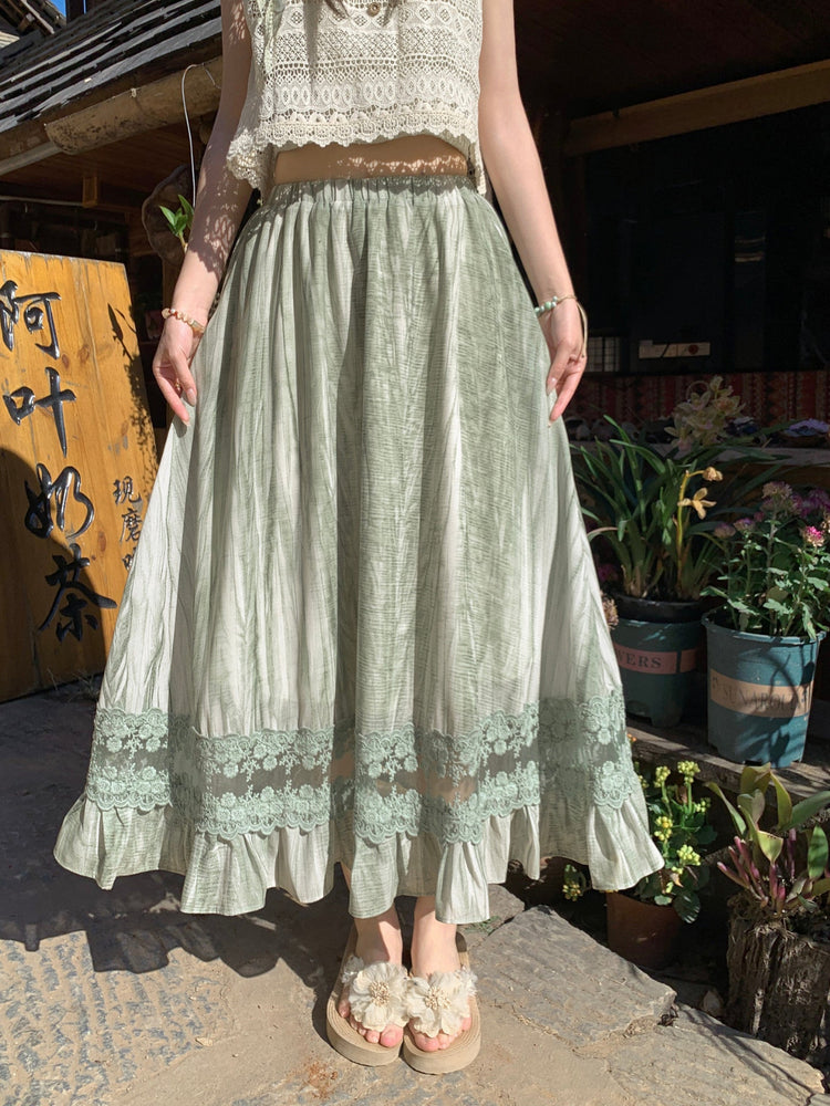 Botanical Bloom Layer Skirt-Bottoms-ntbhshop