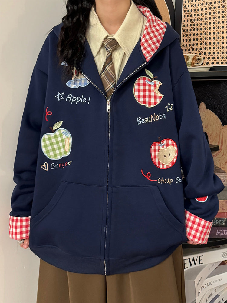 Apple Picnic Whimsy Hooded Jackets-ntbhshop