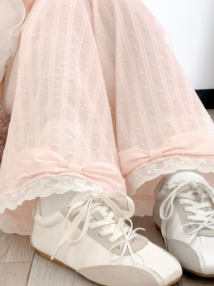 Blush Bloom Cotton Pants-Bottoms-ntbhshop