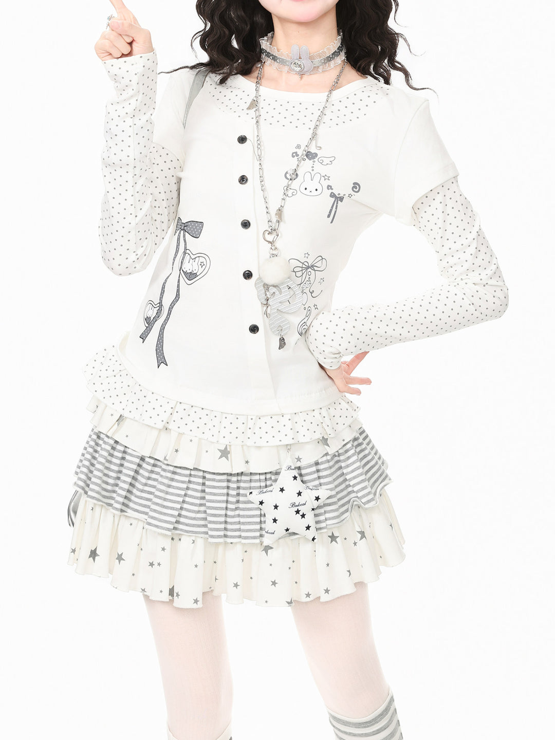 Milky Way Cake Skirts-Bottoms-ntbhshop