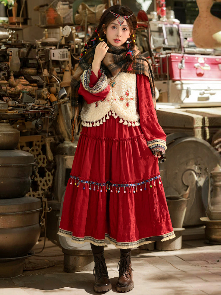 Desert Bloom Plush Vest-ntbhshop