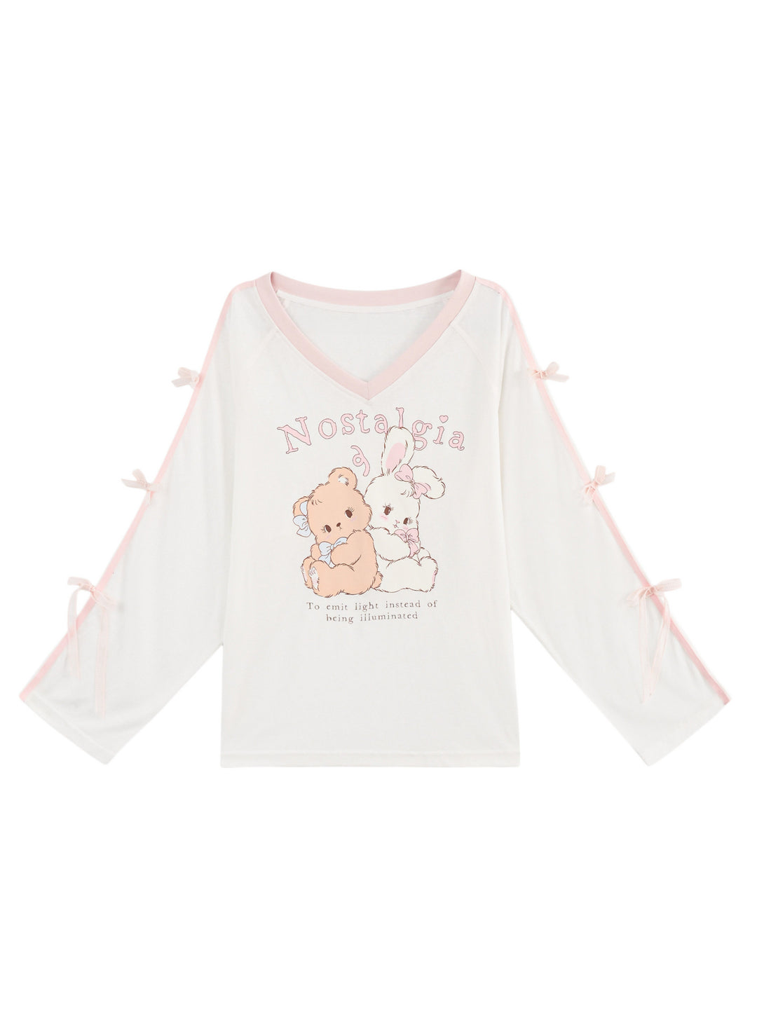 Nostalgia Bunny Lyocell Tee-Tops-ntbhshop
