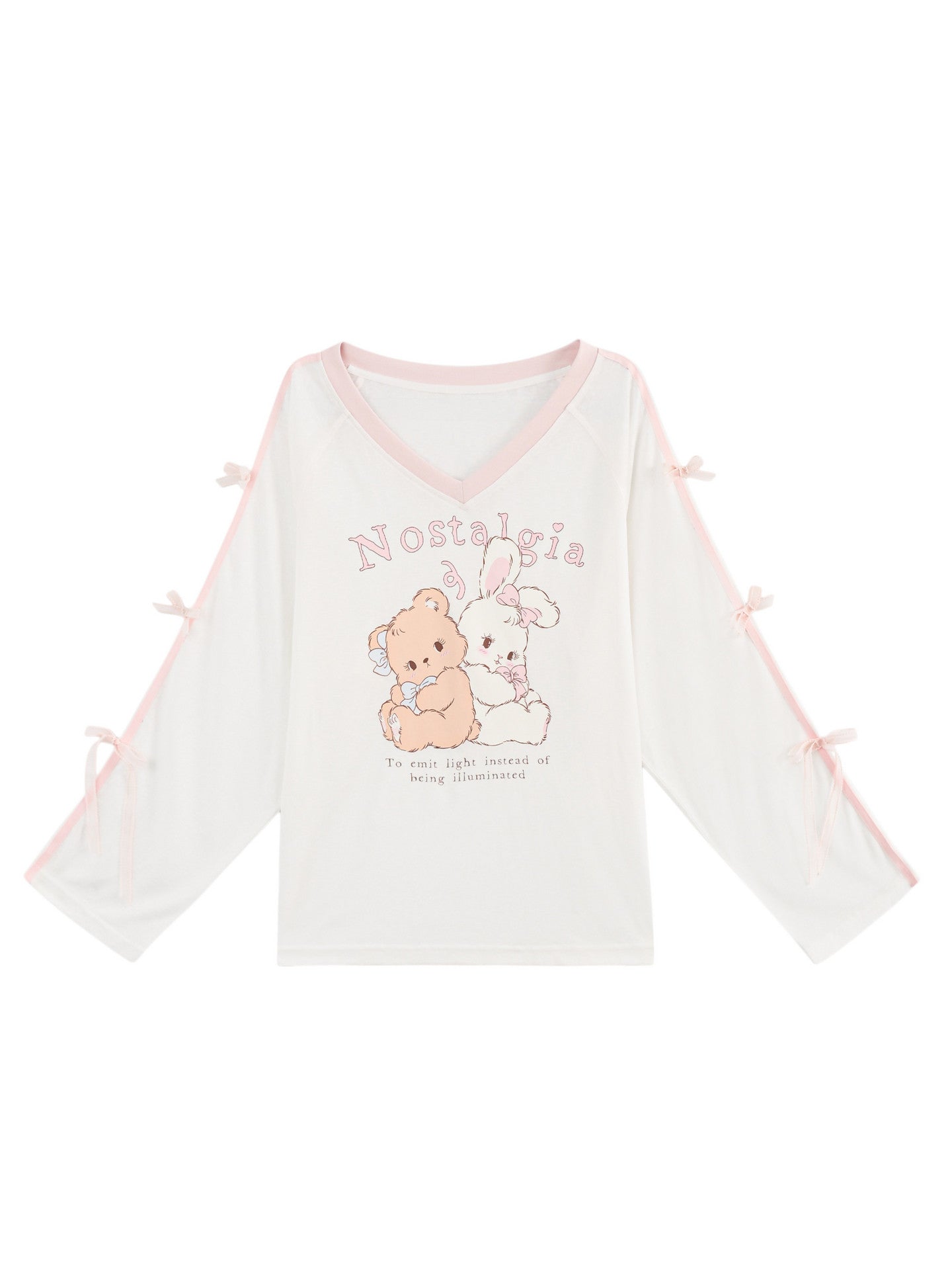 Nostalgia Bunny Lyocell Tee-Tops-ntbhshop