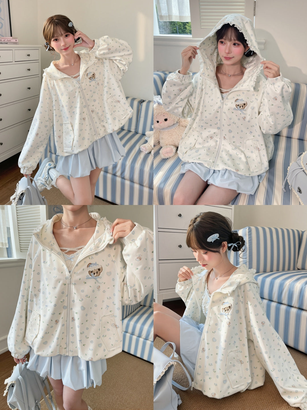 Teddy Garden Hooded Jacket