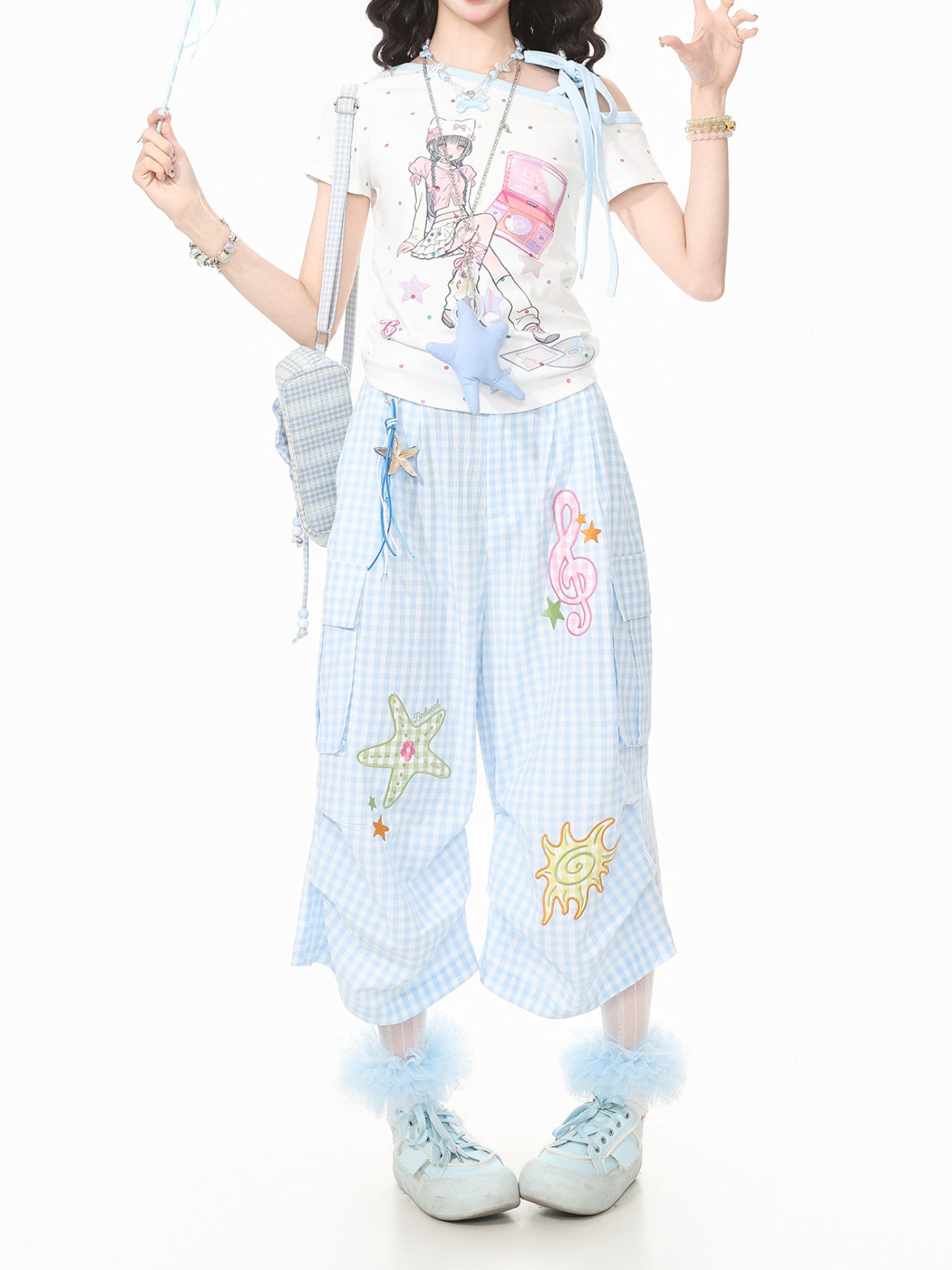 Whimsy Melody Capri Pants-Bottoms-ntbhshop