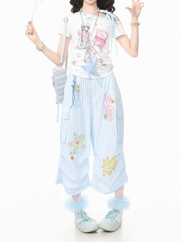 Whimsy Melody Capri Pants-Bottoms-ntbhshop
