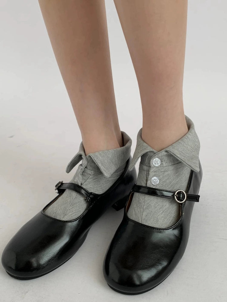 Polo Collar Flip Ankle Socks-ntbhshop