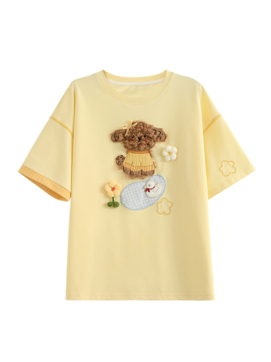 Buttercup Puppy Picnic Tee-Tops-ntbhshop