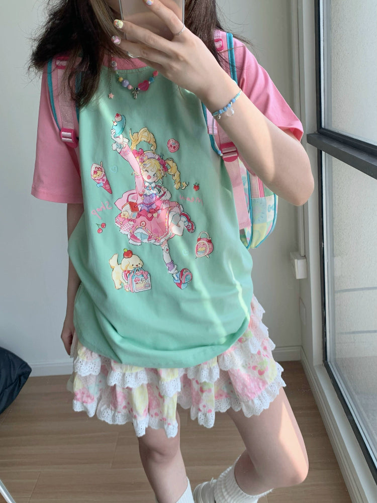 Pudding Princess Raglan Tee-ntbhshop