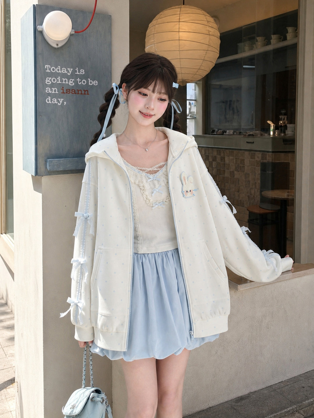 Bunny Wish Ear Jacket-Outerwear-ntbhshop