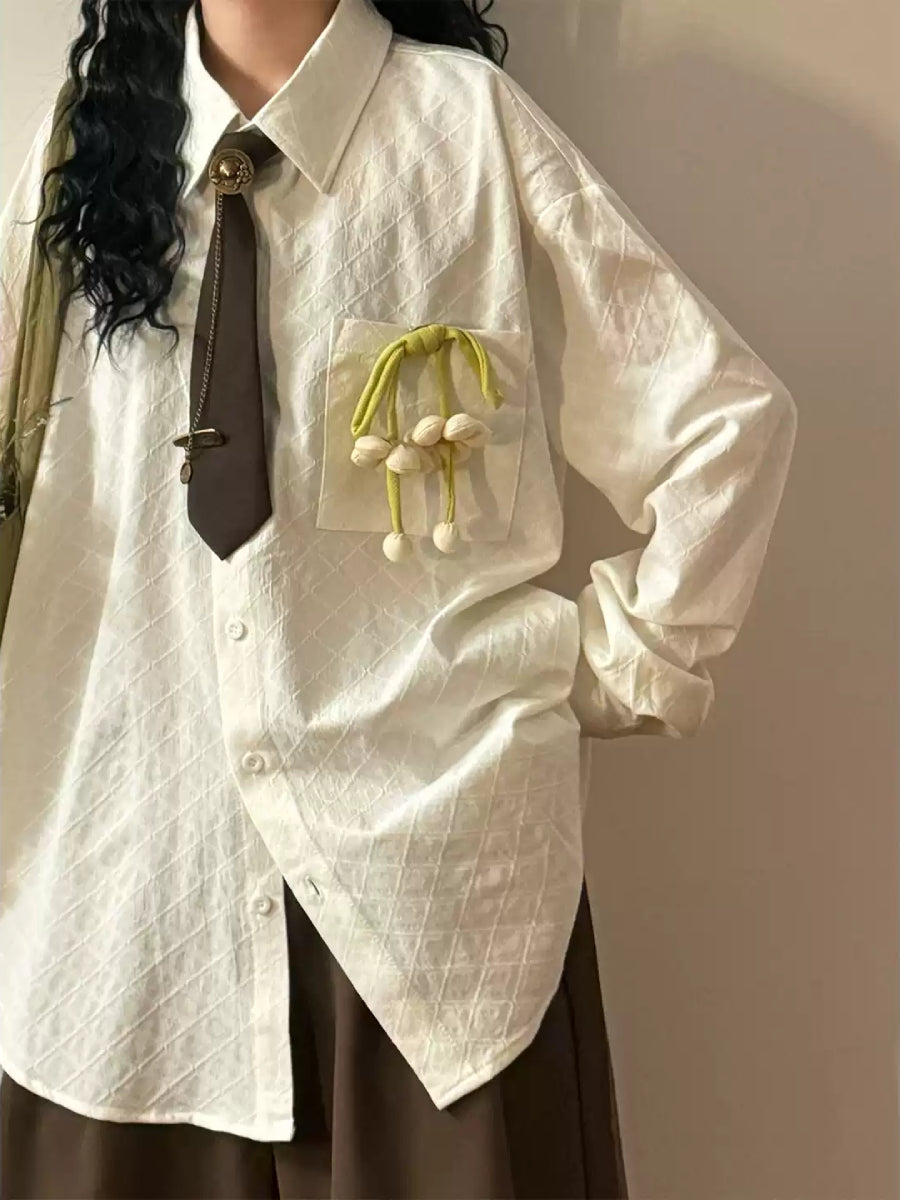 Lily of the Valley Tie Shirts-Tops-ntbhshop