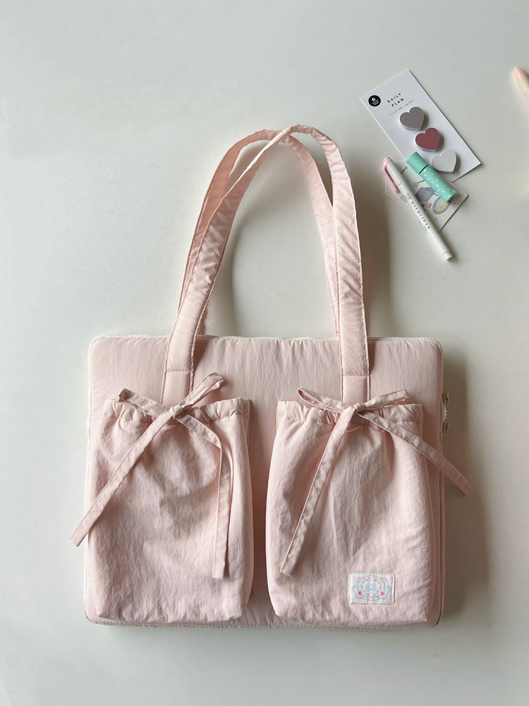 Rosy Bow Laptop Totes-Accessories-ntbhshop