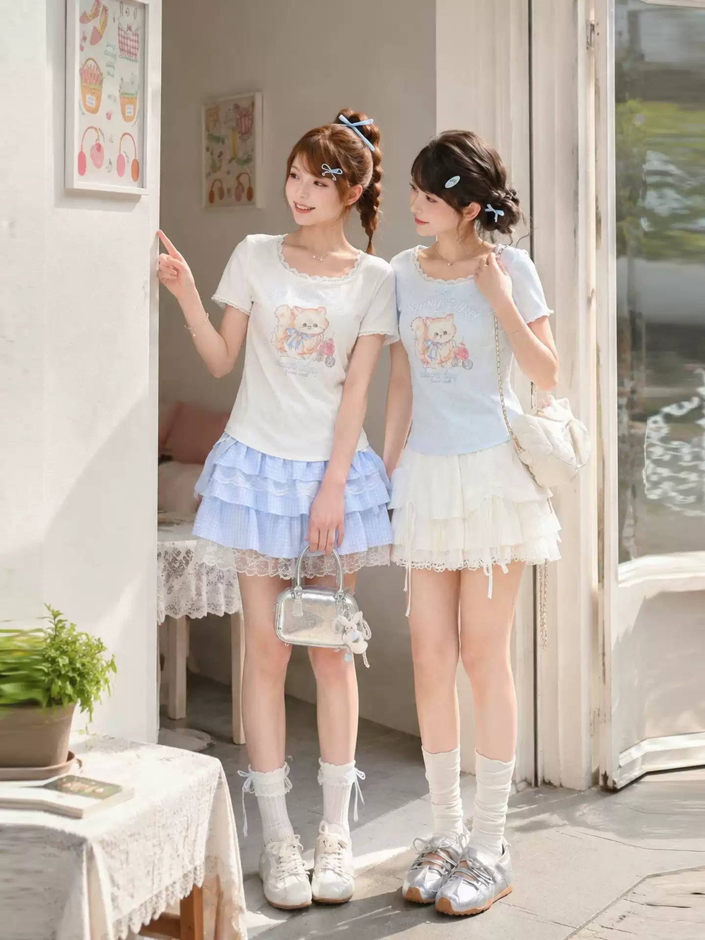 Spring Kitten Baby Tees-Tops-ntbhshop