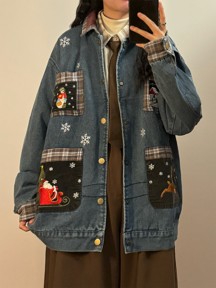 North Pole Postman Denim Jacket-ntbhshop