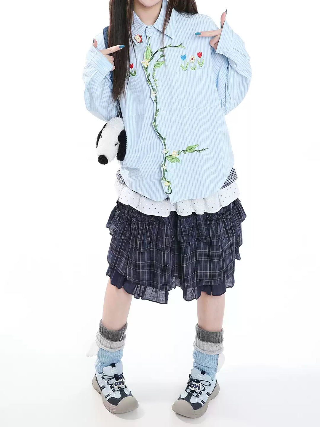 Garden Sprout Stripe Shirts-Tops-ntbhshop