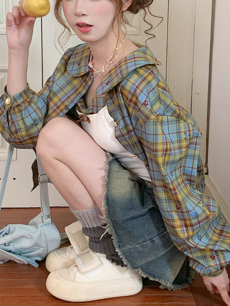 Starry Bear Academy Cami, Shirt & Skirt-ntbhshop