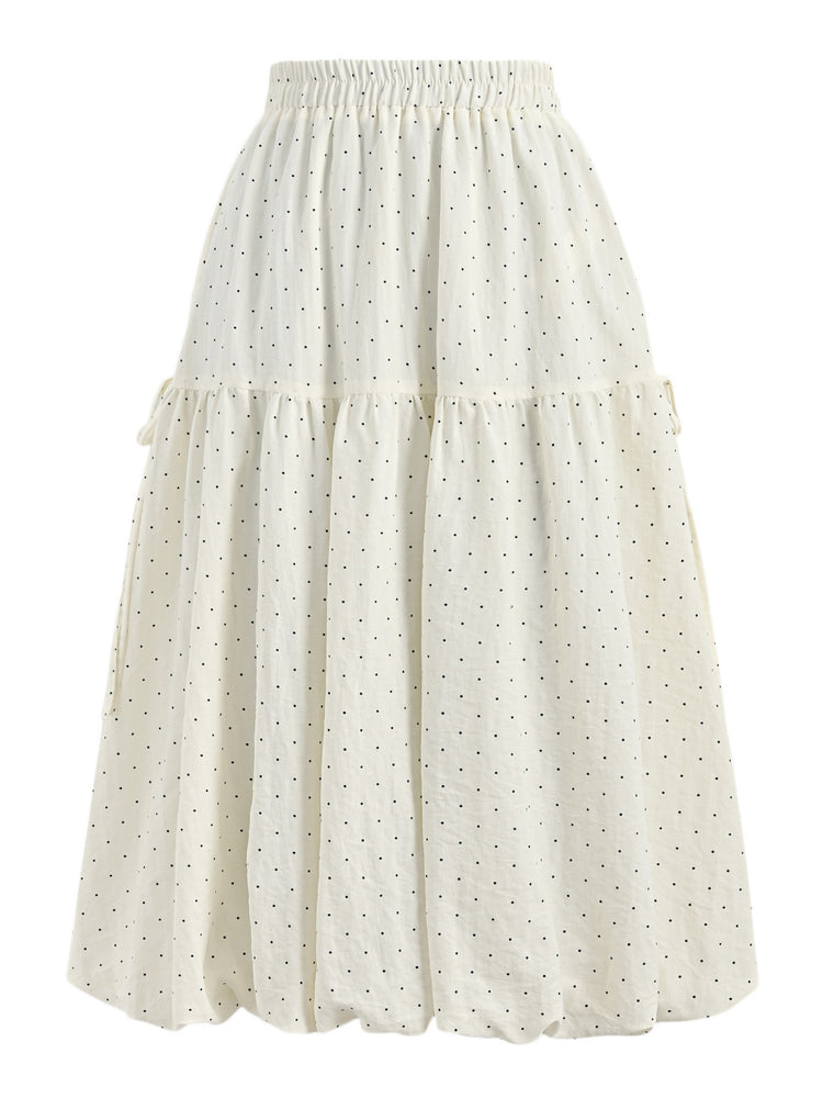 Tiny Dot Bubble Skirt-Bottoms-ntbhshop