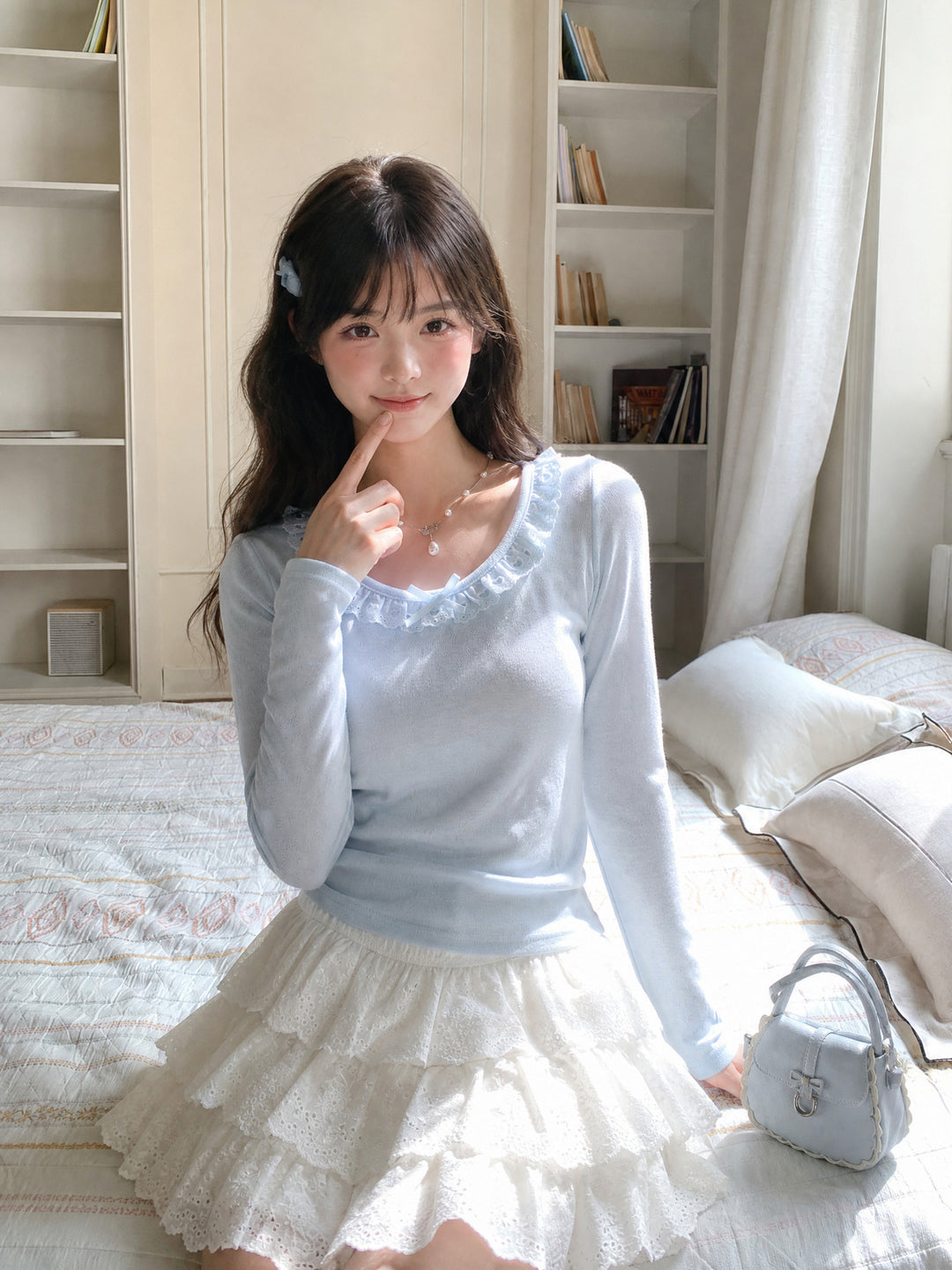 Dolly Charm Lace Tops-Tops-ntbhshop