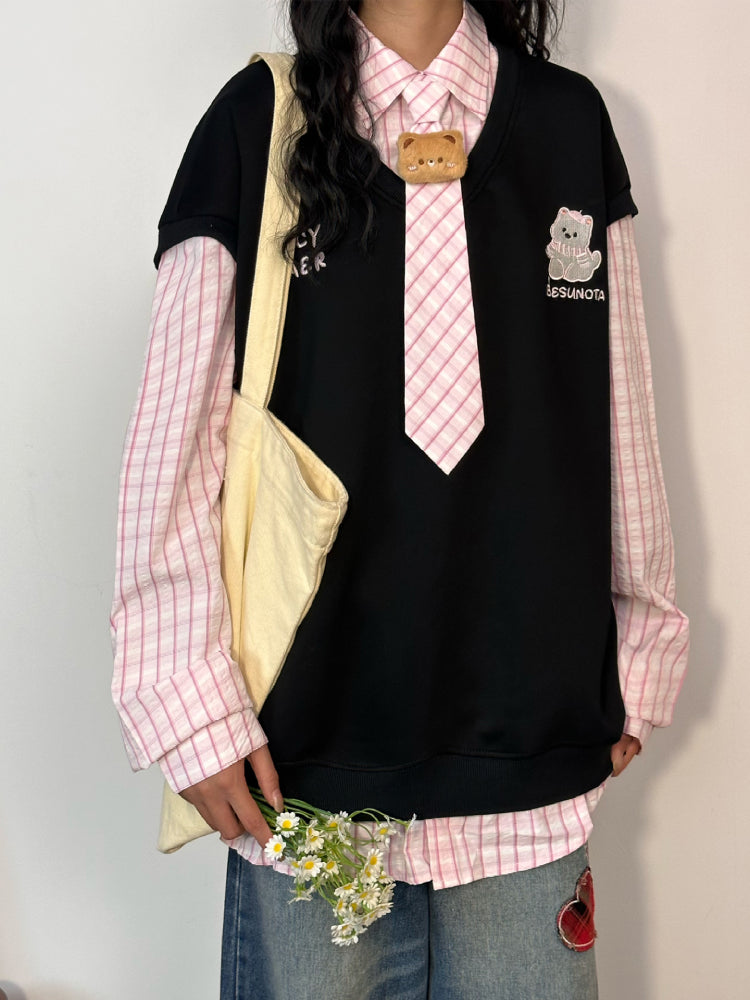 Bear Study Break Sweatshirts & Ties-ntbhshop