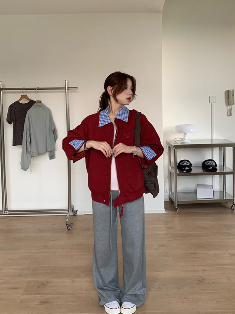 Autumn Varsity Patchwork Jackets-ntbhshop