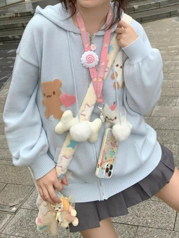 Little Meadow Friends Knit Jacket-ntbhshop