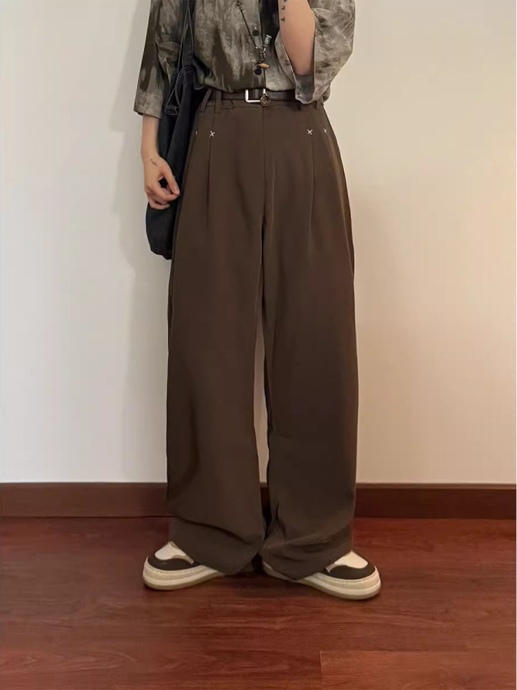 Coffee Break Wide Leg Pants-ntbhshop