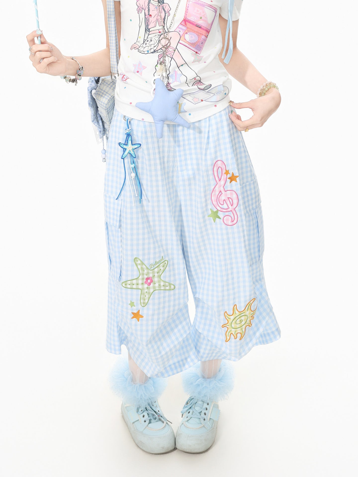 Whimsy Melody Capri Pants-Bottoms-ntbhshop