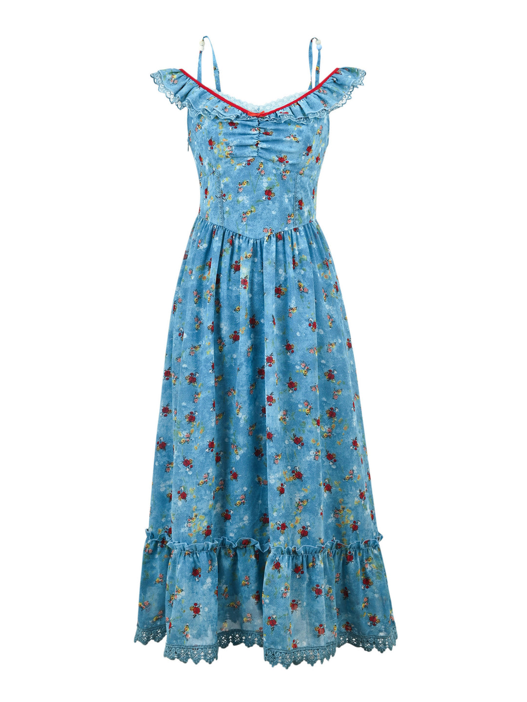 Riviera Floral Maxi Dress-Dresses-ntbhshop