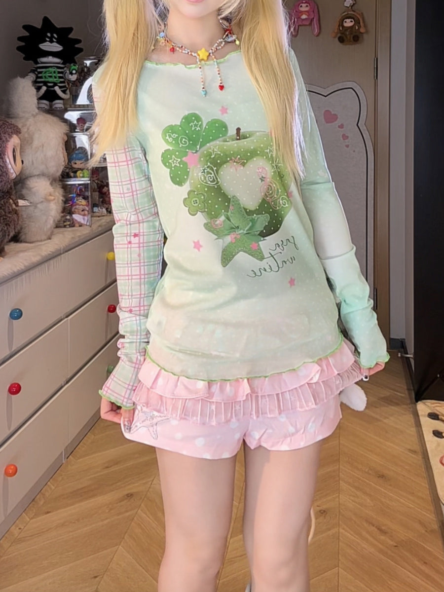 Apple Soda Mesh Tops-Tops-ntbhshop