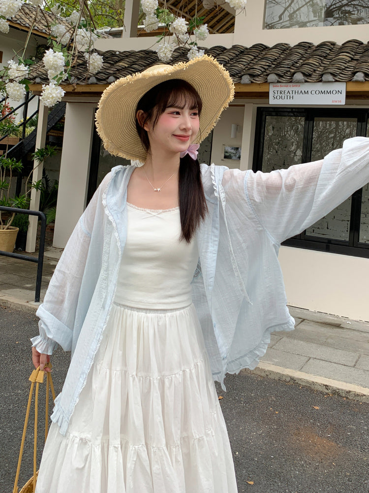 Sugar Lace Sun Sheer Coats-Outerwear-ntbhshop