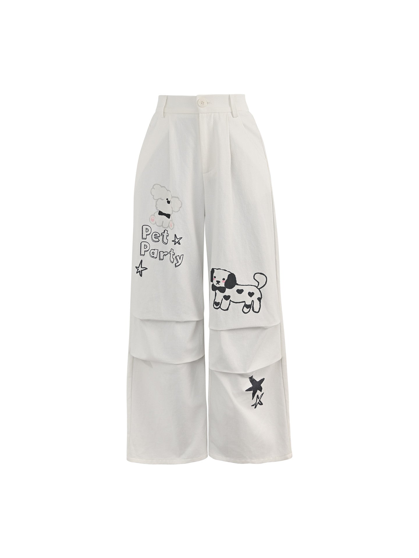 Pet Party Cotton Cargo Pants-Bottoms-ntbhshop