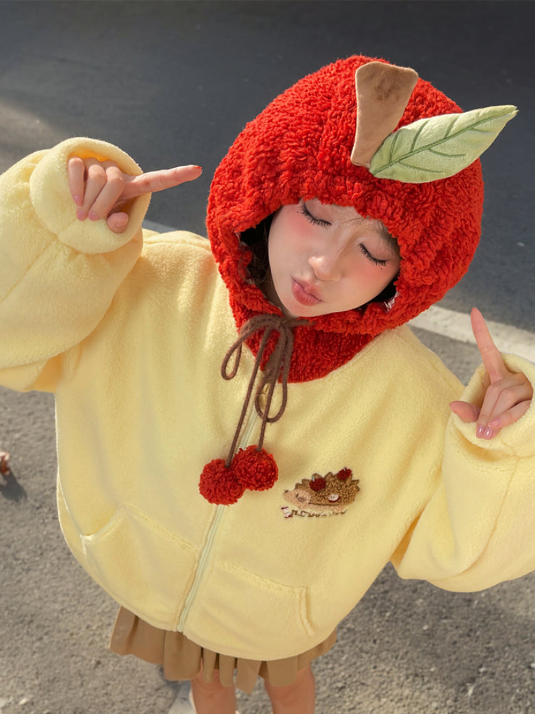 Honey Apple Hooded Jackets-ntbhshop