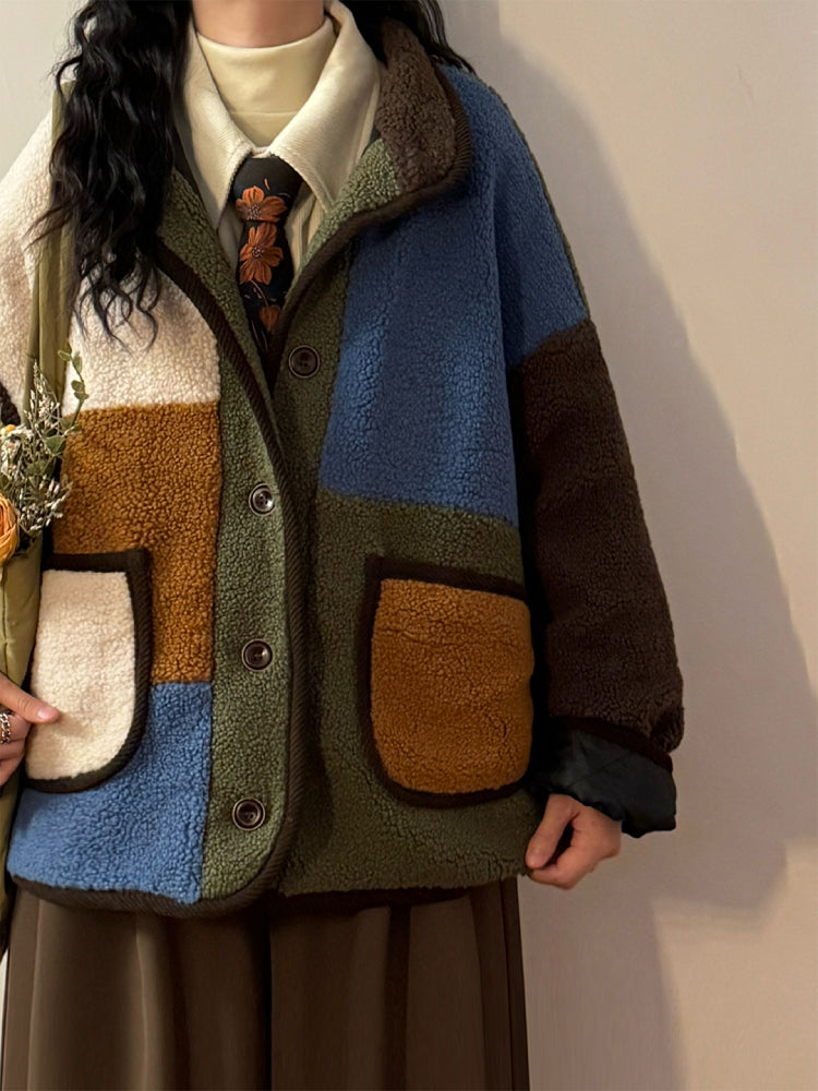 Hearthside Colorblock Fleece Jacket-Outerwear-ntbhshop